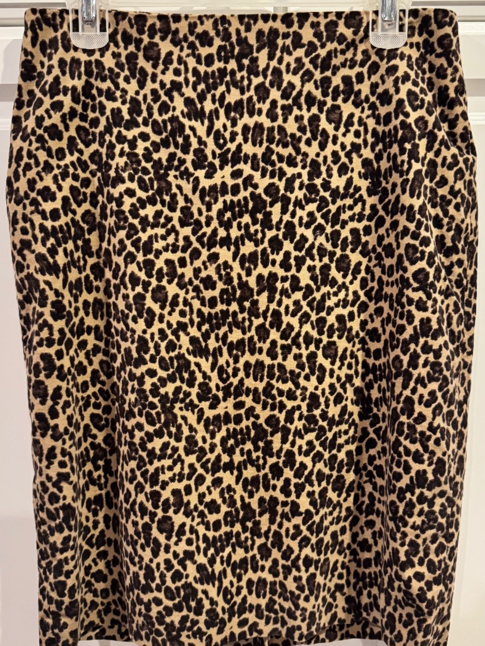 Talbots Leopard Print Pencil Skirt Brown Tan – Size 4